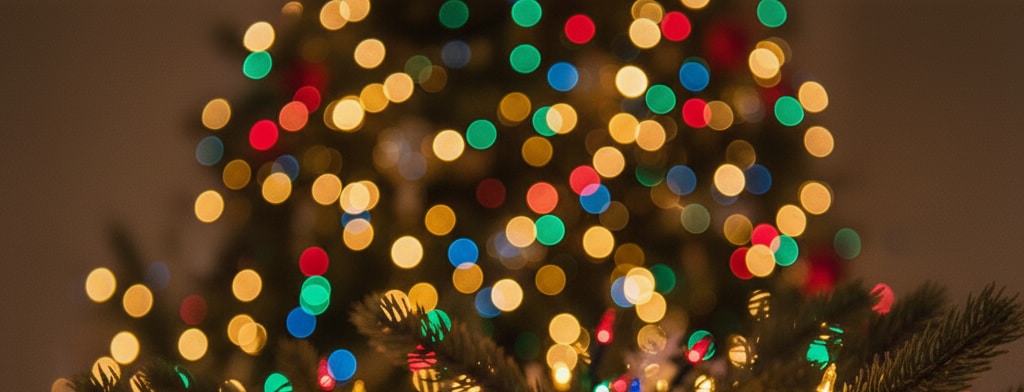 bokeh christmas lights Green Bay